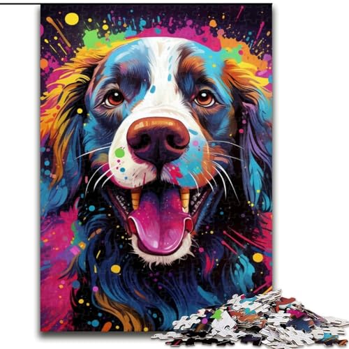 1000-teiliges Puzzle für Erwachsene,psychedelischer Deutscher Schäferhund,aus Holz,für Teenager ab 14 Jahren,Heimdekoration,50x75cm,pädagogisches und unterhaltsames Indoor-Spiel für die Heimdekoration 1000-teiliges Puzzle für Erwachsene,psychedelischer Deutscher Schäferhund,aus Holz,für Teenager ab 14 Jahren,Heimdekoration,50x75cm,pädagogisches und unterhaltsames Indoor-Spiel für die Heimdekoration von LiJianXXE