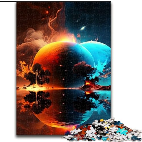 1000-teiliges Puzzle für Erwachsene „Außerirdische Planetenlandschaft“ aus Holz, Kinder ab 14 Jahren,50x75cm,Denkspiel für Teenager, Spieleabend 1000-teiliges Puzzle für Erwachsene „Außerirdische Planetenlandschaft“ aus Holz, Kinder ab 14 Jahren,50x75cm,Denkspiel für Teenager, Spieleabend von LiJianXXE