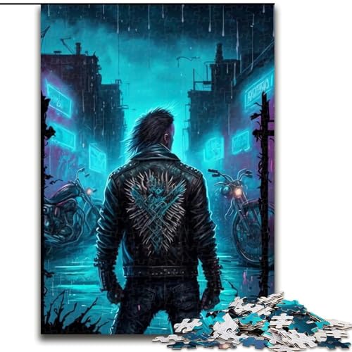 1000-teiliges Puzzle für Erwachsene „Street Punk“ aus Holz, für Teenager ab 14 Jahren, Heimdekoration, 50x75cm, pädagogisches und unterhaltsames Indoor-Spiel für die Heimdekoration 1000-teiliges Puzzle für Erwachsene „Street Punk“ aus Holz, für Teenager ab 14 Jahren, Heimdekoration, 50x75cm, pädagogisches und unterhaltsames Indoor-Spiel für die Heimdekoration von LiJianXXE