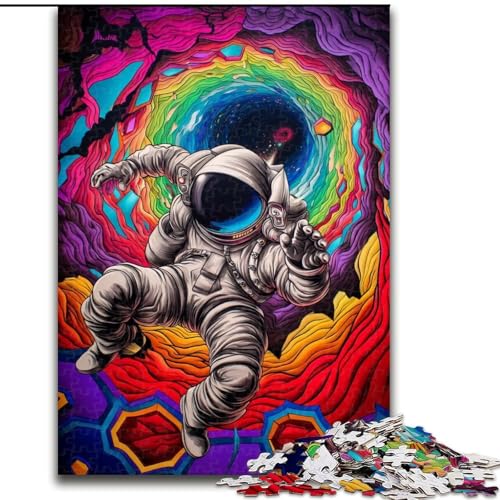 1000-teiliges Puzzle für Erwachsene und Jugendliche, Astronautentraum, für Lernspiele, Herausforderungsspielzeug, einzigartige Heimdekoration und Geschenke (Größe 26x38cm) von LiJianXXE
