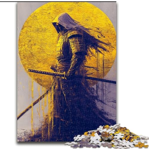 1000-teiliges Puzzle für Erwachsene und Jugendliche, japanischer Ninja, Spielzeug, Lernspiele, stressabbauende Wanddekoration (Größe 26x38cm) von LiJianXXE