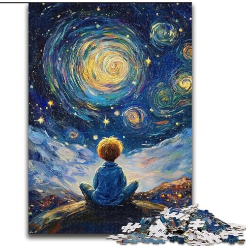 1000-teiliges Puzzle für Jugendliche und Erwachsene,Der kleine Prinz des Nachthimmels,hilft dem Gehirn,süchtig machendes Spielzeug zu trainieren,um Geduld zu fördern und das Gedächtnis zu verbessern 1000-teiliges Puzzle für Jugendliche und Erwachsene,Der kleine Prinz des Nachthimmels,hilft dem Gehirn,süchtig machendes Spielzeug zu trainieren,um Geduld zu fördern und das Gedächtnis zu verbessern von LiJianXXE