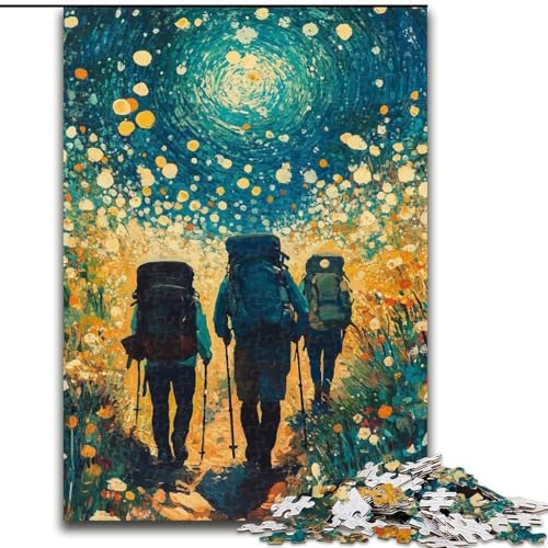 1000-teiliges Puzzle für Reisende mit Erwachsenen- und Jugendmotiv, Spielzeug, Lernspiele, stressabbauende Wanddekoration (Größe 26x38cm) von LiJianXXE