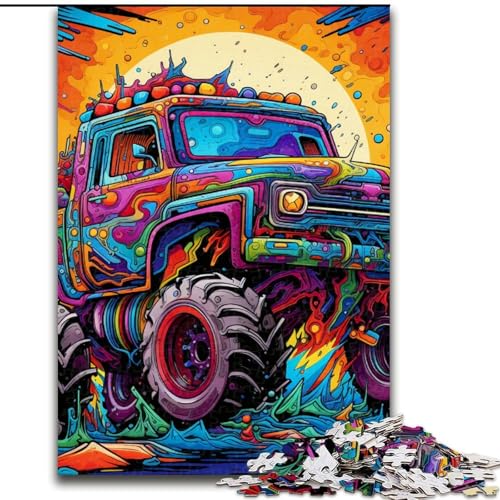 1000-teiliges Puzzle mit Traktoren aus Holz, anspruchsvolles Denkspiel für Teenager, perfekt als Heimdekoration oder Geschenk, 1000 Stück(50x75cm) von LiJianXXE