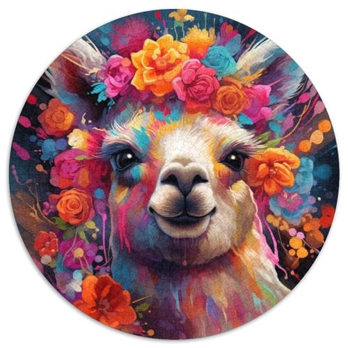 Alpaka-Puzzle 1000 Teile für Erwachsene, Papppuzzle, anspruchsvolles Denkspiel, Familienaktivität, Heimdekoration, 67,5 x 67,5 cm Alpaka-Puzzle 1000 Teile für Erwachsene, Papppuzzle, anspruchsvolles Denkspiel, Familienaktivität, Heimdekoration, 67,5 x 67,5 cm von LiJianXXE