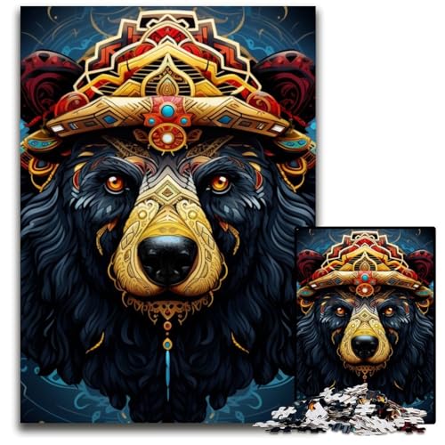 Art Brown Bear Puzzles für Erwachsene 1000 Teile Puzzles für Erwachsene Interaktives Familienspiel, Familienaktivitätsspiel 26x38cm/10,23x14,96 Zoll Art Brown Bear Puzzles für Erwachsene 1000 Teile Puzzles für Erwachsene Interaktives Familienspiel, Familienaktivitätsspiel 26x38cm/10,23x14,96 Zoll von LiJianXXE
