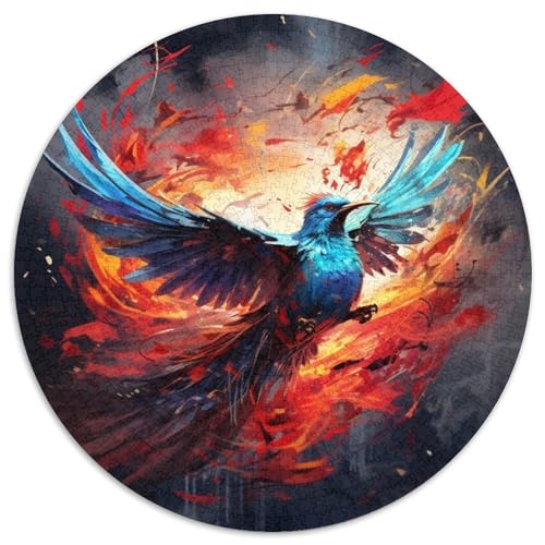Art Colorful Phoenix Puzzle 1000 Teile für Erwachsene Runde Puzzles 1000 Teile für Erwachsene für Familieninteraktives Spiel 67,5 x 67,5 cm Art Colorful Phoenix Puzzle 1000 Teile für Erwachsene Runde Puzzles 1000 Teile für Erwachsene für Familieninteraktives Spiel 67,5 x 67,5 cm von LiJianXXE