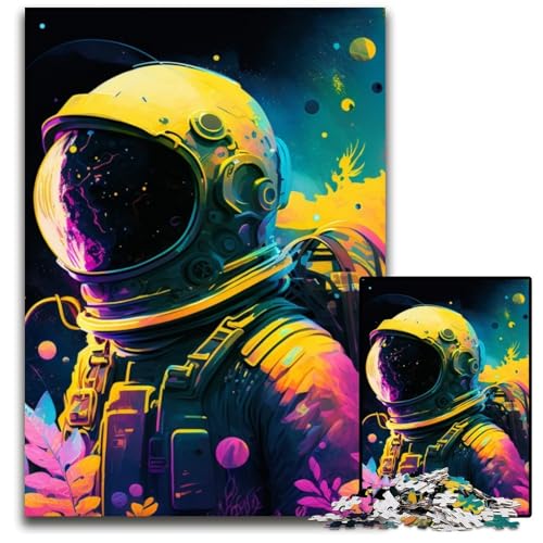 Astronaut 1000-teiliges Puzzle für Erwachsene, Kartonpuzzle, pädagogische Aktivität zur Verbesserung kognitiver Fähigkeiten, 26x38cm/10,23x14,96 Zoll Astronaut 1000-teiliges Puzzle für Erwachsene, Kartonpuzzle, pädagogische Aktivität zur Verbesserung kognitiver Fähigkeiten, 26x38cm/10,23x14,96 Zoll von LiJianXXE