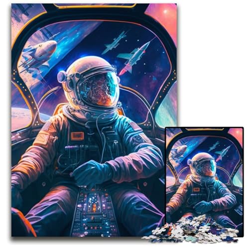 Astronauten-Puzzle für Erwachsene, 1000-teiliges Puzzle für Erwachsene, anspruchsvolles DIY-Denkspiel für Teenager, 26x38cm/10,23x14,96 Zoll Astronauten-Puzzle für Erwachsene, 1000-teiliges Puzzle für Erwachsene, anspruchsvolles DIY-Denkspiel für Teenager, 26x38cm/10,23x14,96 Zoll von LiJianXXE