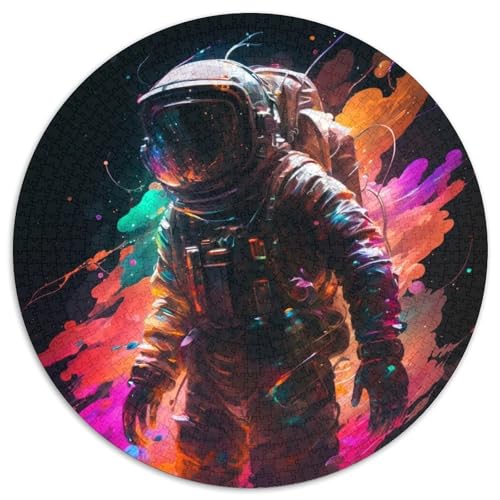 Astronautennebel, 1000-teiliges Puzzle, rund, 1000 Teile, anspruchsvolles Denkspiel – entspannendes Spielzeug für Teenager, 67,5 x 67,5 cm Astronautennebel, 1000-teiliges Puzzle, rund, 1000 Teile, anspruchsvolles Denkspiel – entspannendes Spielzeug für Teenager, 67,5 x 67,5 cm von LiJianXXE
