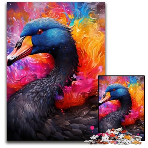 Black Swan 1000-teiliges Puzzle für Erwachsene. Unmögliches Puzzle für Erwachsene. Anspruchsvolles DIY-Denkspiel, perfektes Familienspiel oder dekoratives Geschenk. 26x38cm/10,23x14,96 Zoll Black Swan 1000-teiliges Puzzle für Erwachsene. Unmögliches Puzzle für Erwachsene. Anspruchsvolles DIY-Denkspiel, perfektes Familienspiel oder dekoratives Geschenk. 26x38cm/10,23x14,96 Zoll von LiJianXXE