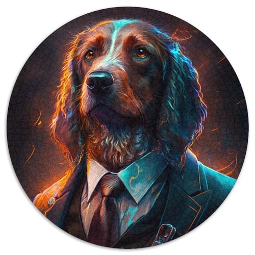Boss Dog Puzzle 1000 Teile für Erwachsene, Unmögliches Puzzle für Erwachsene, Lernspielzeug für Teenager, Heimbüro-Dekor, 67,5 x 67,5 cm von LiJianXXE