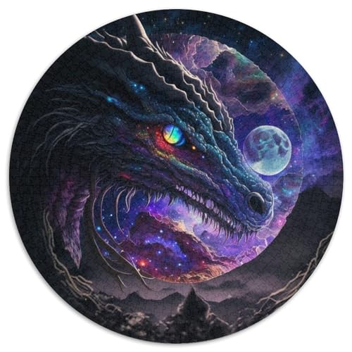 Brave Dragon Puzzle 1000 Teile für Erwachsene, rundes Puzzle 1000 Teile für Erwachsene, Denksportaufgabe, Spiel für Erwachsene, interaktive Familienaktivität, 67,5 x 67,5 cm Brave Dragon Puzzle 1000 Teile für Erwachsene, rundes Puzzle 1000 Teile für Erwachsene, Denksportaufgabe, Spiel für Erwachsene, interaktive Familienaktivität, 67,5 x 67,5 cm von LiJianXXE
