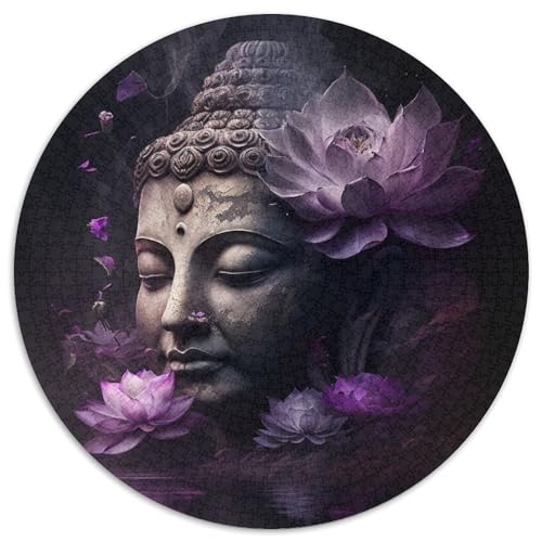 Buddha-Puzzle 1000 Teile für Erwachsene, rundes Puzzle 1000 Teile für Erwachsene, Denksportaufgabe, Spiel für Erwachsene, interaktive Familienaktivität, 67,5 x 67,5 cm Buddha-Puzzle 1000 Teile für Erwachsene, rundes Puzzle 1000 Teile für Erwachsene, Denksportaufgabe, Spiel für Erwachsene, interaktive Familienaktivität, 67,5 x 67,5 cm von LiJianXXE