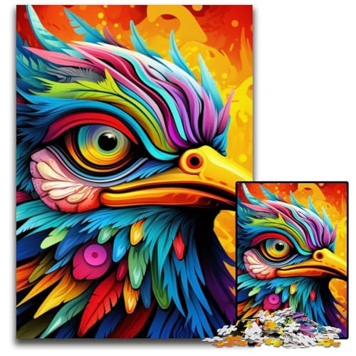 Bunte Kunstvogel-Puzzles für Erwachsene, 1000-teilige Puzzles für Erwachsene, anspruchsvolles DIY-Denkspiel für Teenager, 26x38cm/10,23x14,96 Zoll Bunte Kunstvogel-Puzzles für Erwachsene, 1000-teilige Puzzles für Erwachsene, anspruchsvolles DIY-Denkspiel für Teenager, 26x38cm/10,23x14,96 Zoll von LiJianXXE