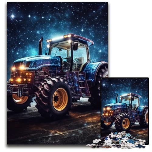 Bunte Traktor-Puzzles für Erwachsene, 1000-teilige Puzzles für Erwachsene, anspruchsvolles DIY-Denkspiel für Teenager, 26x38cm/10,23x14,96 Zoll Bunte Traktor-Puzzles für Erwachsene, 1000-teilige Puzzles für Erwachsene, anspruchsvolles DIY-Denkspiel für Teenager, 26x38cm/10,23x14,96 Zoll von LiJianXXE