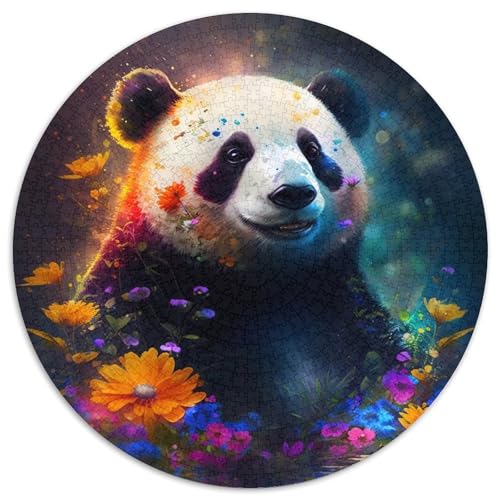 Buntes Art-Panda-Puzzle,1000 Teile,für Erwachsene. Runde Puzzles mit 1000 Teilen für Erwachsene. Perfekt als Dekoration für Zuhause und Büro,für Partys,Geburtstage und Feiertagsgeschenke. 67,5x67,5cm Buntes Art-Panda-Puzzle,1000 Teile,für Erwachsene. Runde Puzzles mit 1000 Teilen für Erwachsene. Perfekt als Dekoration für Zuhause und Büro,für Partys,Geburtstage und Feiertagsgeschenke. 67,5x67,5cm von LiJianXXE