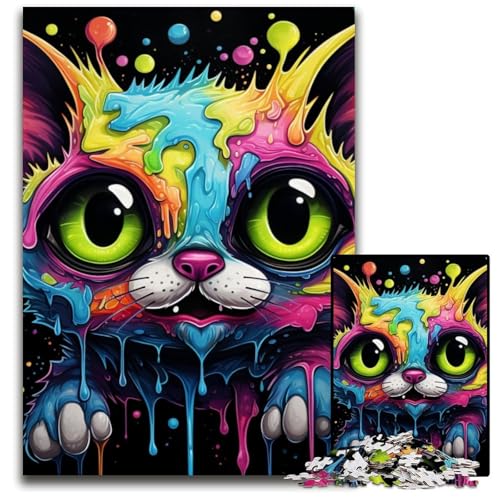 Cartoon-Monster-Puzzle, 1000 Teile, Puzzle für Erwachsene, Teenager, Paare und Freunde zum Geburtstag, Weihnachten, 50x75cm/19,68x29,52 Zoll Cartoon-Monster-Puzzle, 1000 Teile, Puzzle für Erwachsene, Teenager, Paare und Freunde zum Geburtstag, Weihnachten, 50x75cm/19,68x29,52 Zoll von LiJianXXE