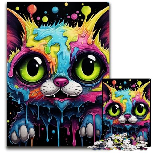 Cartoon-Monster-Puzzle 1000 Teile, Unmögliches Puzzle für Erwachsene, Heimdekoration, 26x38cm/10,23x14,96 Zoll Cartoon-Monster-Puzzle 1000 Teile, Unmögliches Puzzle für Erwachsene, Heimdekoration, 26x38cm/10,23x14,96 Zoll von LiJianXXE