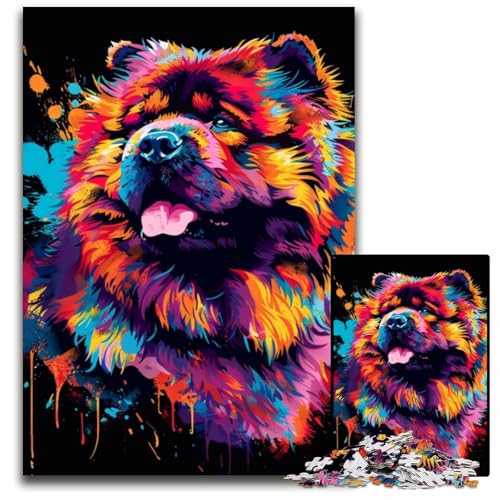 Chow-Chow-Puzzle für Erwachsene, 1000-teiliges Puzzle für Erwachsene, anspruchsvolles DIY-Denkspiel für Teenager, 26x38cm/10,23x14,96 Zoll Chow-Chow-Puzzle für Erwachsene, 1000-teiliges Puzzle für Erwachsene, anspruchsvolles DIY-Denkspiel für Teenager, 26x38cm/10,23x14,96 Zoll von LiJianXXE