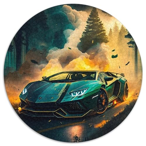 Cooles Sportwagen-Puzzle 1000 Teile für Erwachsene, rundes Puzzle 1000 Teile für Erwachsene, Denksportaufgabe, Spiel für Erwachsene, interaktive Familienaktivität, 67,5 x 67,5 cm Cooles Sportwagen-Puzzle 1000 Teile für Erwachsene, rundes Puzzle 1000 Teile für Erwachsene, Denksportaufgabe, Spiel für Erwachsene, interaktive Familienaktivität, 67,5 x 67,5 cm von LiJianXXE