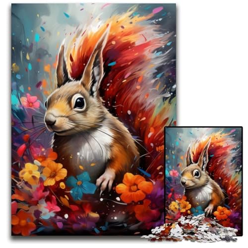 Eichhörnchen-Puzzle für Erwachsene, 1000-teiliges Puzzle für Erwachsene, anspruchsvolles DIY-Denkspiel für Teenager, 26x38cm/10,23x14,96 Zoll Eichhörnchen-Puzzle für Erwachsene, 1000-teiliges Puzzle für Erwachsene, anspruchsvolles DIY-Denkspiel für Teenager, 26x38cm/10,23x14,96 Zoll von LiJianXXE