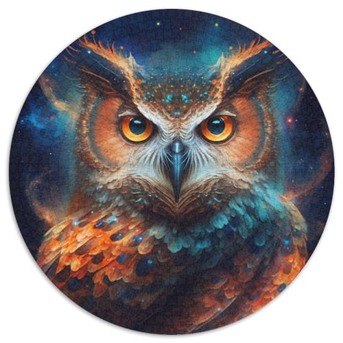 Eulen-Puzzle 1000 Teile für Erwachsene, rundes Puzzle 1000 Teile für Erwachsene, Denksportaufgabe, Spiel für Erwachsene, interaktive Familienaktivität, 67,5 x 67,5 cm Eulen-Puzzle 1000 Teile für Erwachsene, rundes Puzzle 1000 Teile für Erwachsene, Denksportaufgabe, Spiel für Erwachsene, interaktive Familienaktivität, 67,5 x 67,5 cm von LiJianXXE