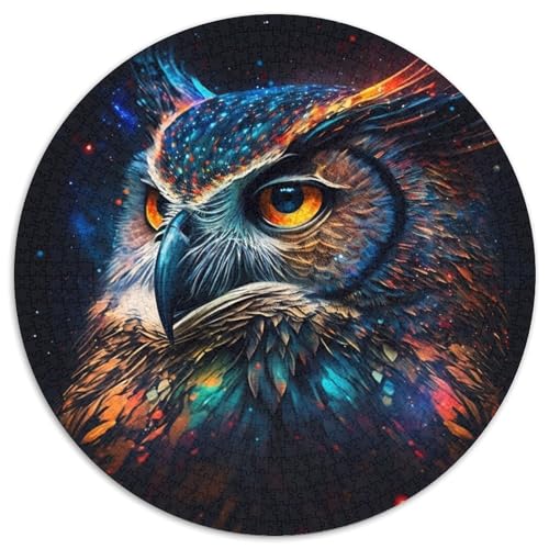 Eulen-Puzzle 1000 Teile für Erwachsene, rundes Puzzle 1000 Teile für Erwachsene, Denksportaufgabe, Spiel für Erwachsene, interaktive Familienaktivität, 67,5 x 67,5 cm Eulen-Puzzle 1000 Teile für Erwachsene, rundes Puzzle 1000 Teile für Erwachsene, Denksportaufgabe, Spiel für Erwachsene, interaktive Familienaktivität, 67,5 x 67,5 cm von LiJianXXE