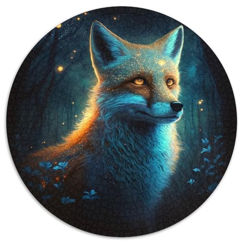 Fantasy Fox 1000-teiliges Puzzle, 1000-teiliges rundes Puzzle, anspruchsvolles Denkspiel – entspannendes Spielzeug für Teenager, 67,5 x 67,5 cm Fantasy Fox 1000-teiliges Puzzle, 1000-teiliges rundes Puzzle, anspruchsvolles Denkspiel – entspannendes Spielzeug für Teenager, 67,5 x 67,5 cm von LiJianXXE
