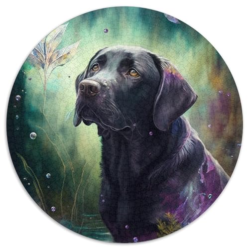 Fantasy Labrador Puzzle 1000 Teile für Erwachsene, rundes Puzzle 1000 Teile für Erwachsene, Denksportaufgabe, Spiel für Erwachsene, interaktive Familienaktivität, 67,5 x 67,5 cm Fantasy Labrador Puzzle 1000 Teile für Erwachsene, rundes Puzzle 1000 Teile für Erwachsene, Denksportaufgabe, Spiel für Erwachsene, interaktive Familienaktivität, 67,5 x 67,5 cm von LiJianXXE