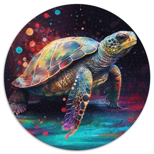 Fantasy Turtle Puzzle 1000 Teile für Erwachsene, Papppuzzle, anspruchsvolles Denkspiel, Familienaktivität, Heimdekoration, 67,5 x 67,5 cm Fantasy Turtle Puzzle 1000 Teile für Erwachsene, Papppuzzle, anspruchsvolles Denkspiel, Familienaktivität, Heimdekoration, 67,5 x 67,5 cm von LiJianXXE