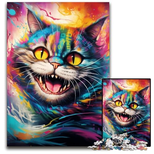 Farbkatzen-Puzzle für Erwachsene, 1000-teiliges Kartonpuzzle, schwieriges Denkspiel für Jugendliche, 26x38cm/10,23x14,96 Zoll Farbkatzen-Puzzle für Erwachsene, 1000-teiliges Kartonpuzzle, schwieriges Denkspiel für Jugendliche, 26x38cm/10,23x14,96 Zoll von LiJianXXE