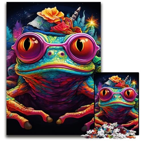 Frosch-Puzzle mit 1000 Teilen für Erwachsene. Unmögliches Puzzle für Erwachsene. Anspruchsvolles DIY-Denkspiel, perfektes Familienspiel oder dekoratives Geschenk. 50x75cm/19,68x29,52 Zoll Frosch-Puzzle mit 1000 Teilen für Erwachsene. Unmögliches Puzzle für Erwachsene. Anspruchsvolles DIY-Denkspiel, perfektes Familienspiel oder dekoratives Geschenk. 50x75cm/19,68x29,52 Zoll von LiJianXXE