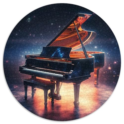 Galaxy Piano 1000-teiliges Puzzle. Unmögliches Puzzle für Erwachsene für Teenager und Jugendliche, ideales Geburtstags 67,5 x 67,5 cm von LiJianXXE