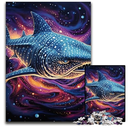 Hai-Puzzle für Erwachsene, 1000-teiliges Kartonpuzzle, schwieriges Denkspiel für Jugendliche, 26x38cm/10,23x14,96 Zoll Hai-Puzzle für Erwachsene, 1000-teiliges Kartonpuzzle, schwieriges Denkspiel für Jugendliche, 26x38cm/10,23x14,96 Zoll von LiJianXXE