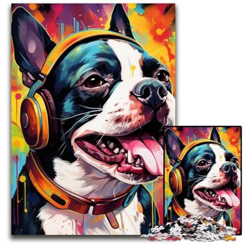 Hunde-Puzzle, 1000 Teile, Puzzle für Erwachsene, Denksportaufgabe, interaktives Familienspiel, geeignet für Kinder ab 14 Jahren, 26x38cm/10,23x14,96 Zoll von LiJianXXE