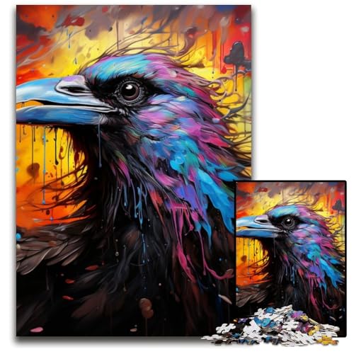 Krähenblumen-Puzzle für Erwachsene, 1000 Kartonpuzzles, interaktives Familienspiel, Denksportaufgabe, Lernspielzeug, 26x38cm/10,23x14,96 Zoll Krähenblumen-Puzzle für Erwachsene, 1000 Kartonpuzzles, interaktives Familienspiel, Denksportaufgabe, Lernspielzeug, 26x38cm/10,23x14,96 Zoll von LiJianXXE