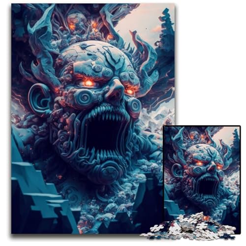 Monster-Puzzle mit 1000 Teilen, Puzzle für Erwachsene, Heimdekoration, Denksportspiel für Teenager und Familieninteraktion, 26x38cm/10,23x14,96 Zoll Monster-Puzzle mit 1000 Teilen, Puzzle für Erwachsene, Heimdekoration, Denksportspiel für Teenager und Familieninteraktion, 26x38cm/10,23x14,96 Zoll von LiJianXXE