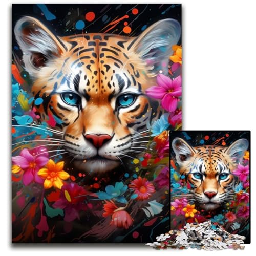 Ocelot-Puzzle 1000 Teile für Erwachsene, Holzpuzzle, anspruchsvolles Denkspiel für Teenager, unterhaltsames interaktives Spiel für die ganze Familie, 50x75cm/19,68x29,52 Zoll Ocelot-Puzzle 1000 Teile für Erwachsene, Holzpuzzle, anspruchsvolles Denkspiel für Teenager, unterhaltsames interaktives Spiel für die ganze Familie, 50x75cm/19,68x29,52 Zoll von LiJianXXE