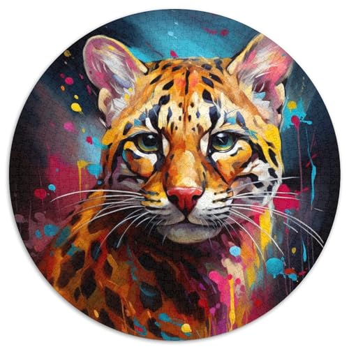 Ozelot-Puzzle 1000 Teile für Erwachsene, Papppuzzle, anspruchsvolles Denkspiel, Familienaktivität, Heimdekoration, 67,5 x 67,5 cm Ozelot-Puzzle 1000 Teile für Erwachsene, Papppuzzle, anspruchsvolles Denkspiel, Familienaktivität, Heimdekoration, 67,5 x 67,5 cm von LiJianXXE