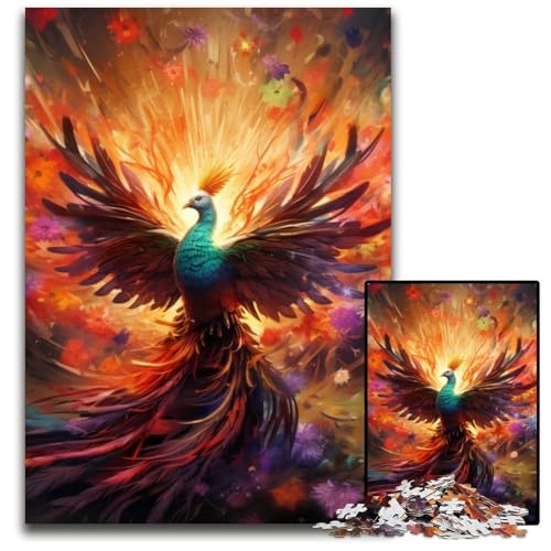 Phoenix Puzzle 1000 Teile für Erwachsene, Puzzle für Erwachsene, pädagogisches Denkspiel, künstlerische Heim- und Bürodekoration, ab 14 Jahren, 26x38cm/10,23x14,96 Zoll Phoenix Puzzle 1000 Teile für Erwachsene, Puzzle für Erwachsene, pädagogisches Denkspiel, künstlerische Heim- und Bürodekoration, ab 14 Jahren, 26x38cm/10,23x14,96 Zoll von LiJianXXE
