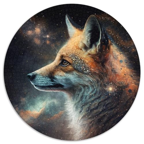 Puzzle 1000 Teile, Fantasy-Fuchs, rundes 1000-teiliges Puzzle, Familienspielabend, Heimdekoration und Gehirntrainingsgeschenk, 67,5 x 67,5 cm Puzzle 1000 Teile, Fantasy-Fuchs, rundes 1000-teiliges Puzzle, Familienspielabend, Heimdekoration und Gehirntrainingsgeschenk, 67,5 x 67,5 cm von LiJianXXE