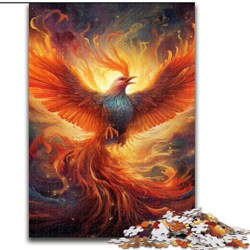 Puzzle 1000 Teile, farbenfroher Kunst-Phönix, aus Holz, Kinder ab 14 Jahren, 50x75cm, Spaß für die ganze Familie, Basteln, perfekt für Geburtstage, Feiertage Puzzle 1000 Teile, farbenfroher Kunst-Phönix, aus Holz, Kinder ab 14 Jahren, 50x75cm, Spaß für die ganze Familie, Basteln, perfekt für Geburtstage, Feiertage von LiJianXXE