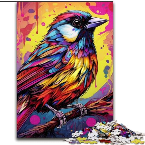 Puzzle 1000 Teile, rosa Spatz, aus Holz, Kinder ab 14 Jahren, 50x75cm, Spaß für die ganze Familie, Basteln, perfekt für Geburtstage, Feiertage Puzzle 1000 Teile, rosa Spatz, aus Holz, Kinder ab 14 Jahren, 50x75cm, Spaß für die ganze Familie, Basteln, perfekt für Geburtstage, Feiertage von LiJianXXE