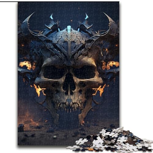Puzzle 1000 Teile, schöner Totenkopf aus Holz, Eltern, Partner, Freunde – ab 14 Jahren, 50x75cm, Geburtstagsgeschenkidee, anspruchsvolles Denkspiel Puzzle 1000 Teile, schöner Totenkopf aus Holz, Eltern, Partner, Freunde – ab 14 Jahren, 50x75cm, Geburtstagsgeschenkidee, anspruchsvolles Denkspiel von LiJianXXE