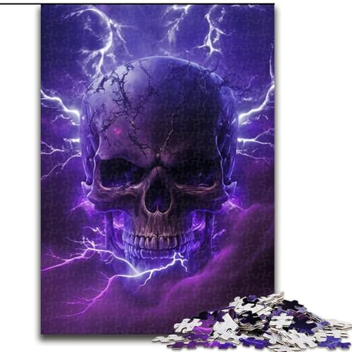 Puzzle 1000 Teile, wunderschöner Totenkopf aus Holz, Kinder ab 14 Jahren, 50x75cm, Spaß für die ganze Familie, Basteln, perfekt für Geburtstage, Feiertage Puzzle 1000 Teile, wunderschöner Totenkopf aus Holz, Kinder ab 14 Jahren, 50x75cm, Spaß für die ganze Familie, Basteln, perfekt für Geburtstage, Feiertage von LiJianXXE