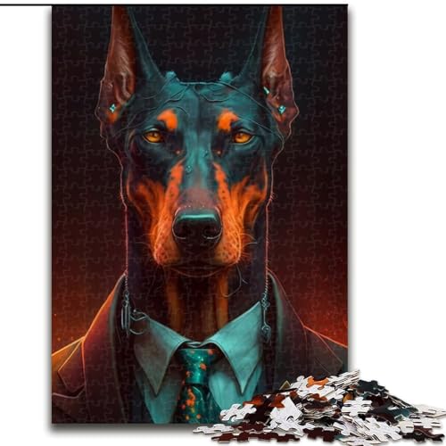 Puzzle 1000 Teile „Boss Dobermann“ aus Holz, Eltern, Partner, Freunde – ab 14 Jahren, 50x75cm, Geburtstagsgeschenkidee, anspruchsvolles Denkspiel Puzzle 1000 Teile „Boss Dobermann“ aus Holz, Eltern, Partner, Freunde – ab 14 Jahren, 50x75cm, Geburtstagsgeschenkidee, anspruchsvolles Denkspiel von LiJianXXE
