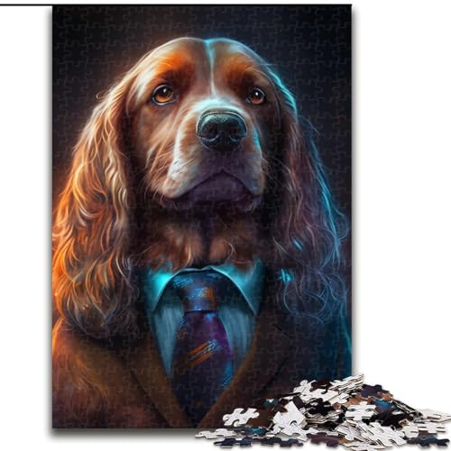 Puzzle 1000 Teile „Boss Dog“ aus Holz, Kinder ab 14 Jahren, 50x75cm, Spaß für die ganze Familie, Basteln, perfekt für Geburtstage, Feiertage Puzzle 1000 Teile „Boss Dog“ aus Holz, Kinder ab 14 Jahren, 50x75cm, Spaß für die ganze Familie, Basteln, perfekt für Geburtstage, Feiertage von LiJianXXE