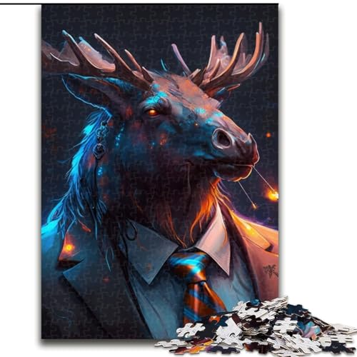 Puzzle 1000 Teile „Boss Waschbär“ aus Holz, anspruchsvolles Denkspiel für Jugendliche, 50x75cm, für Geburtstage, Feiertage und besondere Anlässe Puzzle 1000 Teile „Boss Waschbär“ aus Holz, anspruchsvolles Denkspiel für Jugendliche, 50x75cm, für Geburtstage, Feiertage und besondere Anlässe von LiJianXXE