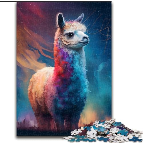 Puzzle 1000 Teile Alpaka aus Holz, Eltern, Partner, Freunde – ab 14 Jahren, 50x75cm, Geburtstagsgeschenkidee, anspruchsvolles Denkspiel Puzzle 1000 Teile Alpaka aus Holz, Eltern, Partner, Freunde – ab 14 Jahren, 50x75cm, Geburtstagsgeschenkidee, anspruchsvolles Denkspiel von LiJianXXE